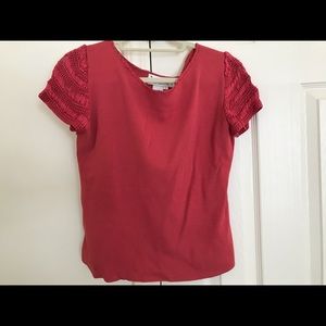 Joseph A. coral top, good condition